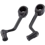 Arlen Ness Black Forged Highway Peg Mounts 400-043 New. Price: $179.96.