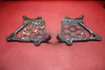 1992 Yamaha Warrior 350 Right Left Heel Guards Pair Used. Price: $84.99.