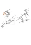 Triumph T2086988 - Footpeg Nutplate New. Price: $5.19.