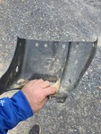 99-02 Suzuki King 300 Quadrunner 250 Rear Back Left Mud Splash Heel Guard Used. Price: $45.00.