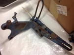 Suzuki Right Rh Blue Foot Peg Rest Bar 1987 Quadrunner LT230E 43510-35B03 Oem Used. Price: $45.00.