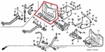 New Oem Honda Sportrax Rear Right Splash Guard Heel Plate. Price: $84.95.