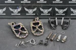 2023 Honda CRF250R Billet Flo Pegs Pedals Frame Stand Footrest Used. Price: $129.99.