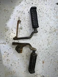 Oem 1988 Honda Trx 125 Foot Pegs Left And Right Set Used. Price: $27.50.