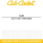 Cub Cadet 71135-119H-0000 Seat Locker Spring Challenger CX700 CX500 4X4 New. Price: $9.95.