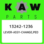 13242-1236 Kawasaki Lever-assy-change,ped 132421236, New Genuine Oem Part. Price: $64.02.