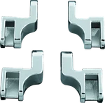 Kuryakyn Driver Floorboard Relocation Brackets For Flst Models Chrome New. Price: $119.99.