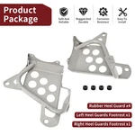 Left & Right Heel Guards Footrest For Yamaha Blaster YFS200 1990-2006 Silver New. Price: $98.99.