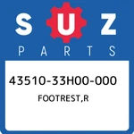 43510-33H00-000 Suzuki Footrest,r 4351033H00000, New Genuine Oem Part. Price: $71.17.