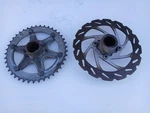 2002 03 Yamaha Raptor 660 Oem Brake Disc Sprocket Hub Collar Rear Axle Rotor Used. Price: $155.00.