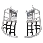 Tusk 1166320003 Foot Peg Nerf Bars With Heel Guards Silver Black Webbing New. Price: $207.99.