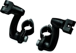 Kuryakyn Longhorn Offset Peg Mounts With 1-1/4INCH Clamp Black New. Price: $173.99.