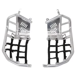 Tusk 19-2284 Foot Peg Nerf Bars With Heel Guards Silver Black Webbing New. Price: $226.04.