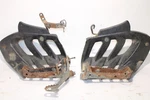 2006-2023 Yamaha Raptor YFM700R Pegs With Heel Guards And Brake Lever Used. Price: $89.99.