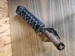 1986 Kawasaki Bayou KLF185A Right Foot Peg 34003-1232 Used. Price: $6.00.