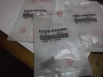 Honda Bolts 3X 93500-0502006 New. Price: $16.13.