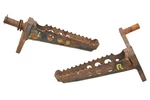 87 Yamaha Warrior Foot Pegs YFM350X Used. Price: $39.99.