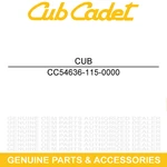Cub Cadet 54636-115-0000 Gas Spring Mounting Plate Challenger CX700 CX500 New. Price: $37.06.