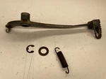 1985 1986 Yamaha Tri-z YTZ250 Rear Foot Brake Pedal Lever Arm Spring Used. Price: $59.90.
