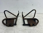 1996 Kawasaki Klf 400 Bayou Used Left Right Heel Guard Mount 1993-1999. Price: $38.50.