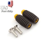 Fxcnc Universal Rubber Front Modified Rearset Footrest Pedal Footpegs Gold New. Price: $12.28.
