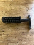 1987 Yamaha Badger Moto Left Side Foot Peg 55X-27411-01-00 Used. Price: $12.52.