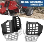 New Silver Heel Guards Footrest For Yamaha Banshee YFZ350 Left + Right Nerf Bars. Price: $52.42.