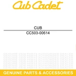 Cub Cadet 503-00614 Rear Right Board Blue CX750 CX700 CX500 Crew 4X4 New. Price: $115.79.