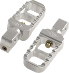 Joker Machine Serrated Stubby Footpegs Silver Indian 08-642-8 New. Price: $154.09.