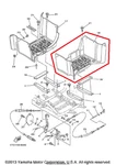 New Oem Yamaha Kodiak 400 2WD Left Side Footwell Mud Guard. Price: $99.95.