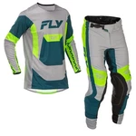 Fly Racing Lite Motocross Jersey & Pant Combo - Grey, Lime With Teal New. Price: $254.90.