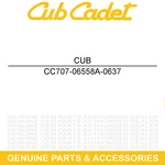Cub Cadet 707-06558A-0637 Side Skid Plate Powder Black Challenger 4X2 400LX New. Price: $36.95.
