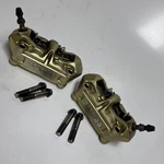 Aprilia RSV1000R Tuono 2006-09 Gold Front Brake Calipers Pt.no AP8133880,8133881 Used. Price: $270.46.