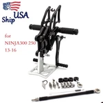 Fxcnc Rearset Pegs Pedals Footrests For Honda Suzuki Yamaha Kawasaki Us New. Price: $112.38.